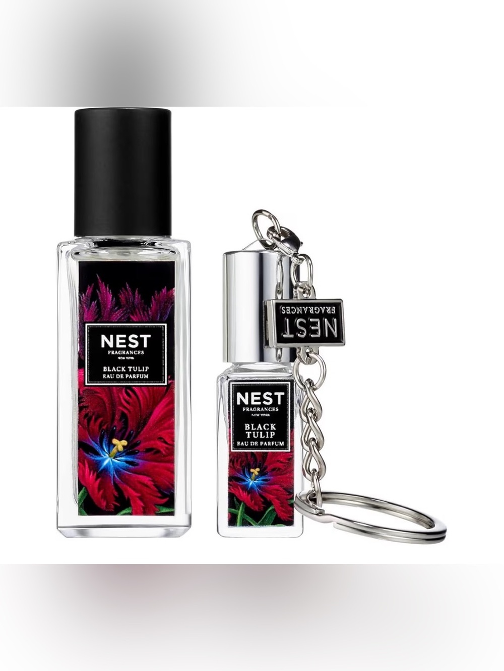NEST Nest Black Tulip On-The-Go Set - .5 oz. Spray & .10 oz. Rollerball Keychain